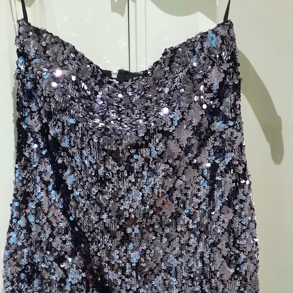 Urban planet Lilac sequin skirt